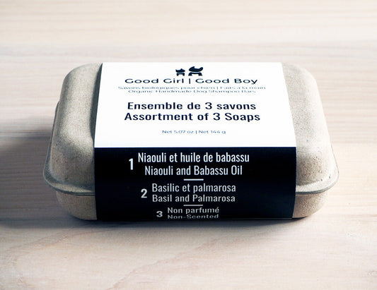 Assortiment de savons biologiques