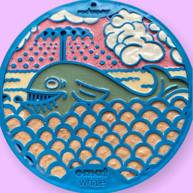 Tapis à lécher à ventouses ultra-résistant - Baleine